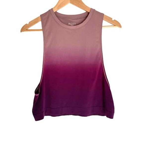 Athleta Mineral Wash Crop Tank Ombre XSmall - Picture 2 of 4